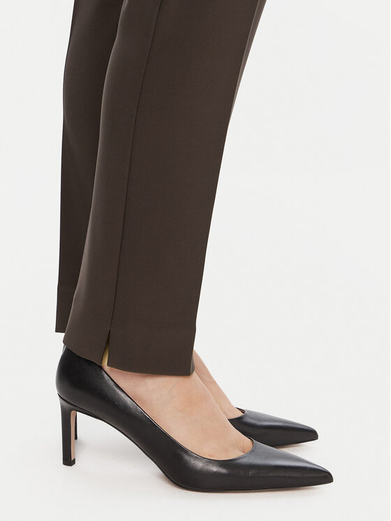 Joseph Ribkoff Joseph Ribkoff Hlače iz tkanine 144092F25 Rjava Slim Fit