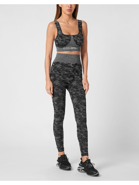 Plein Sport Plein Sport Legginsy 22157 Czarny Active Fit