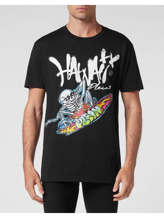 PHILIPP PLEIN PHILIPP PLEIN T-shirt 1989 Nero Regular Fit