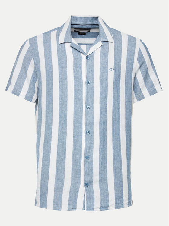 INDICODE INDICODE Krekls Carlui 20-459 Zils Regular Fit
