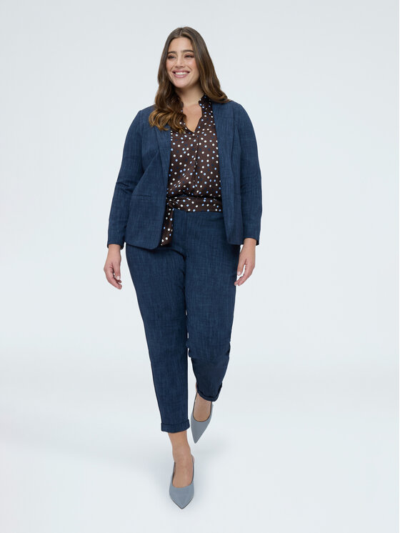 Fiorella Rubino Fiorella Rubino Pantaloni di tessuto P842L002403N034 Blu Regular Fit