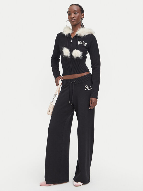 Juicy Couture Juicy Couture Kardiganas JCWAS226309 Juoda Regular Fit