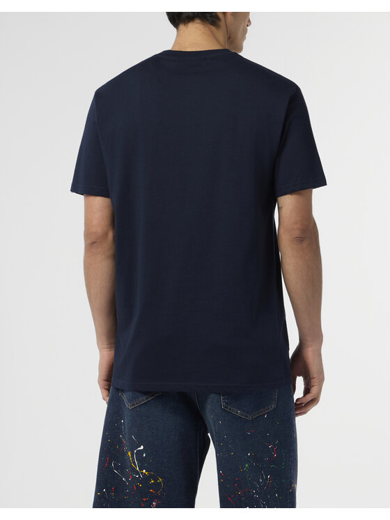 PHILIPP PLEIN PHILIPP PLEIN T-Shirt 29027 Granatowy Regular Fit