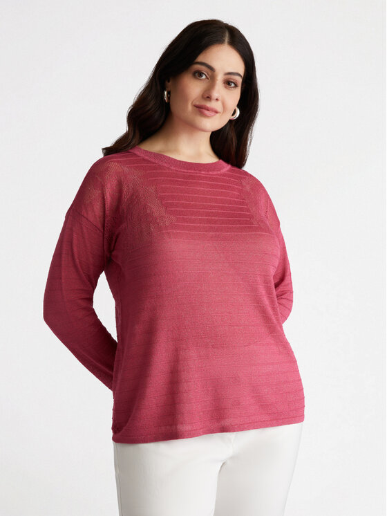Fiorella Rubino Fiorella Rubino Cardigan M520L007889N006 Bordeaux Regular Fit