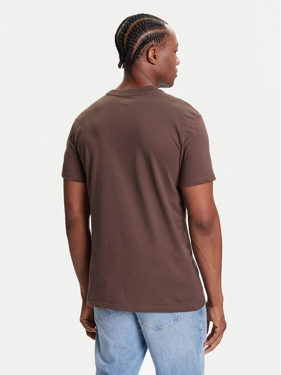 Quiksilver Quiksilver T-shirt EQYZT08174 Smeđa Regular Fit