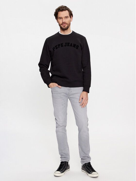 Pepe Jeans Pepe Jeans Bluză Randall PM582557 Negru Regular Fit