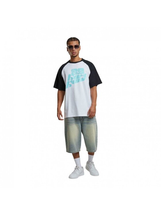 Karl Kani Karl Kani T-shirt SIGNATURE COLORBLOCK RAGLAN T-SHIRT Bianco Regular Fit