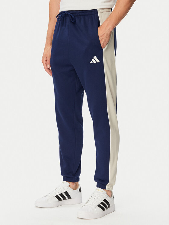 adidas adidas Sportinės kelnės Seasonal Essentials Colorblock Fleece KF4211 Mėlyna Cosy Fleece Fit