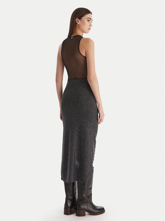 Patrizia Pepe Patrizia Pepe Abito da cocktail 2A2990/J340-K478 Nero Regular Fit