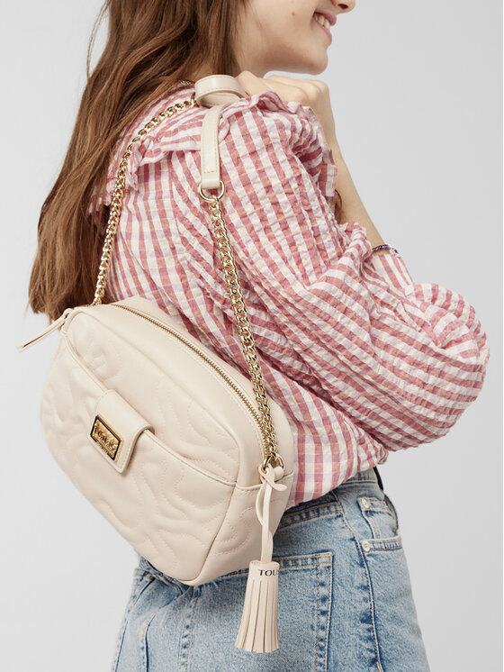 TOUS TOUS Handtasche Bandolera-Reporter K Dream 2001577643 Écru