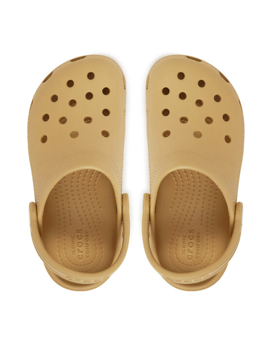Crocs Crocs Klapki Classic Clog K 206991 Brązowy