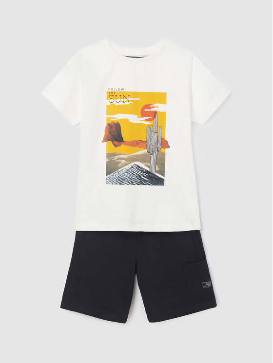 Completo T-shirt e pantaloncini 6654 Multicolore