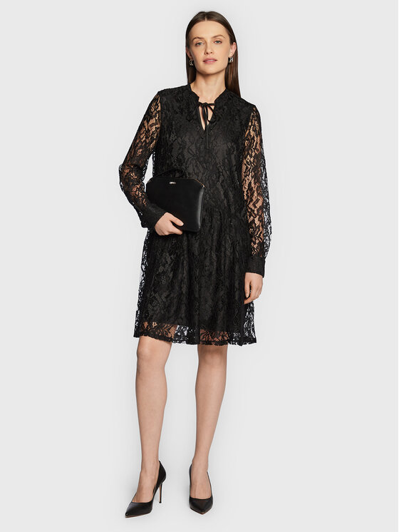 Marc Aurel Marc Aurel Koktel haljina 6814 7012 73369 Crna Regular Fit