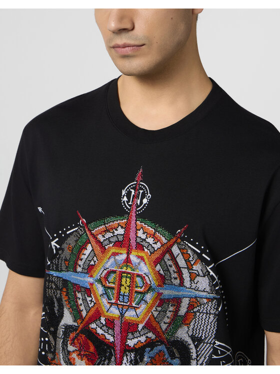 PHILIPP PLEIN PHILIPP PLEIN T-Shirt 29872 Czarny Regular Fit