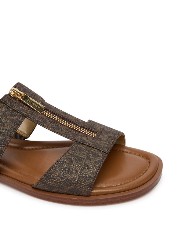 MICHAEL Michael Kors MICHAEL Michael Kors Pantoletten Berkley Flat 40S6BRFS1B Braun