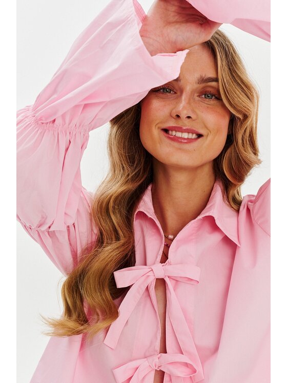 NAOKO NAOKO Košile Cotton Candy Růžová Regular Fit