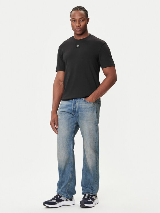 HUGO HUGO T-särk Dalile 50505201 Must Regular Fit