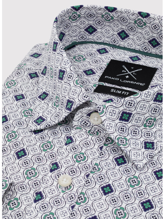 Pako Lorente Pako Lorente Koszula P23SF-1X-001 Biały Slim Fit