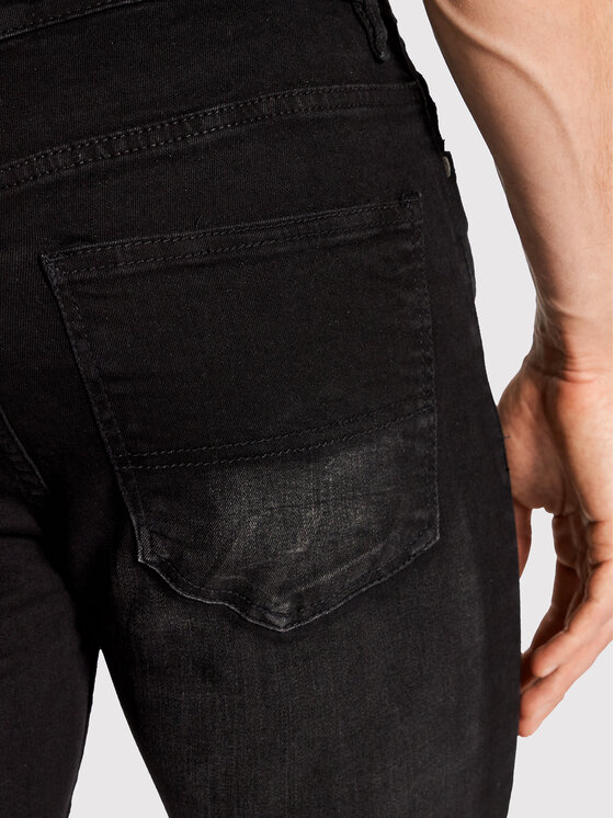 Brave Soul Brave Soul Jeansy MJN-MADISON Černá Skinny Fit