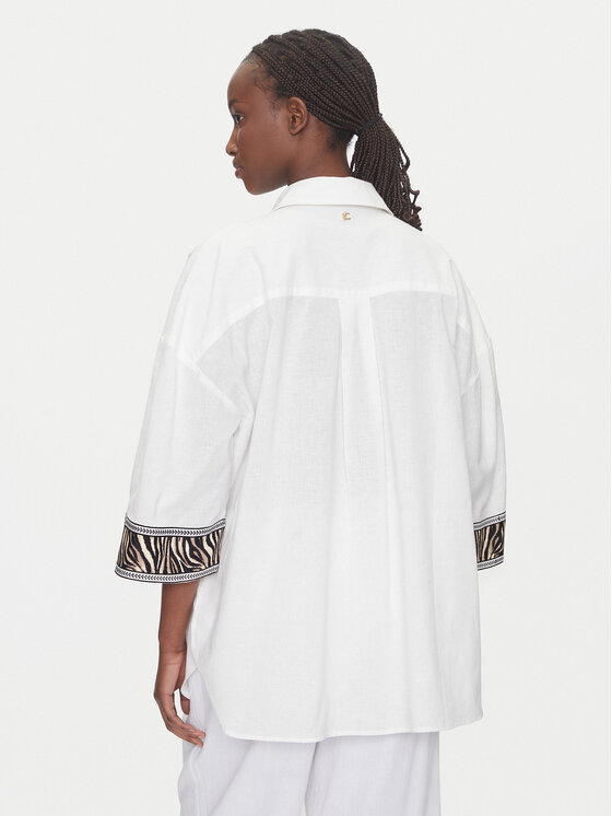 LOLA CASADEMUNT LOLA CASADEMUNT Ing LS2515036 Fehér Relaxed Fit