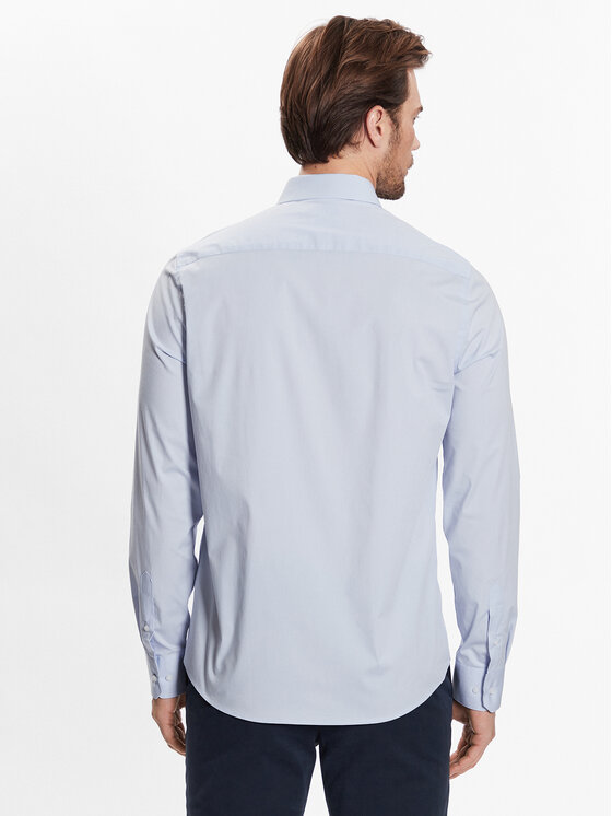 Calvin Klein Calvin Klein Marškiniai K10K110856 Mėlyna Slim Fit