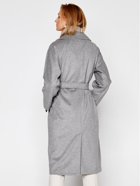 Weekend Max Mara Weekend Max Mara Gyapjú kabát Resina 50160203 Szürke Regular Fit