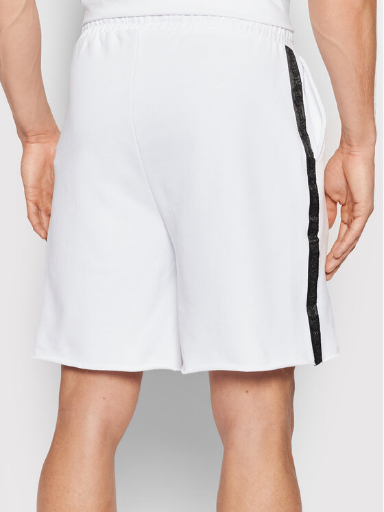 John Richmond John Richmond Pantaloncini sportivi Hunuade UMP22154BE Bianco Regular Fit