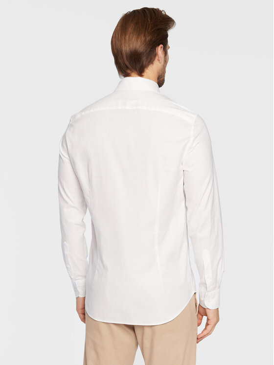 Tommy Hilfiger Tommy Hilfiger Košile Oxford Solid MW0MW26856 Bílá Slim Fit