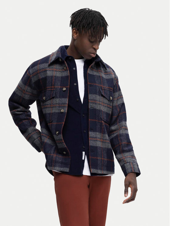 Selected Homme Selected Homme Koszula Gowen 16090182 Granatowy Regular Fit