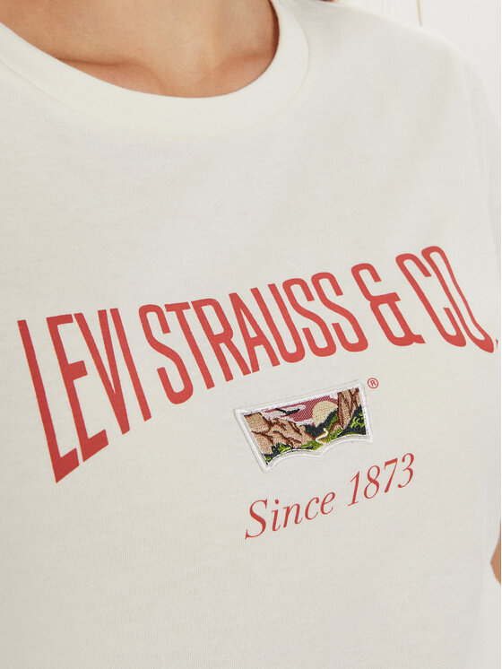 Levi's® Levi's® T-Shirt The Perfect 17369-2805 Εκρού Standard Fit