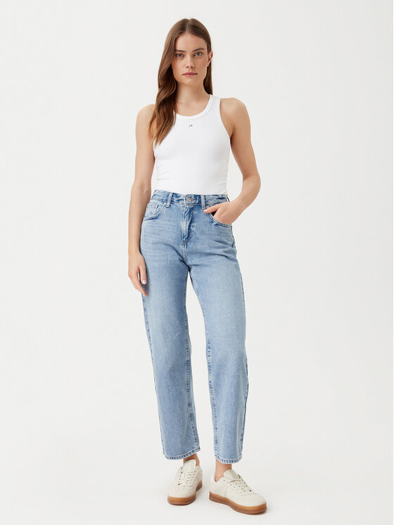 ONLY ONLY Jeansy Ella 15337154 Niebieski Straight Fit