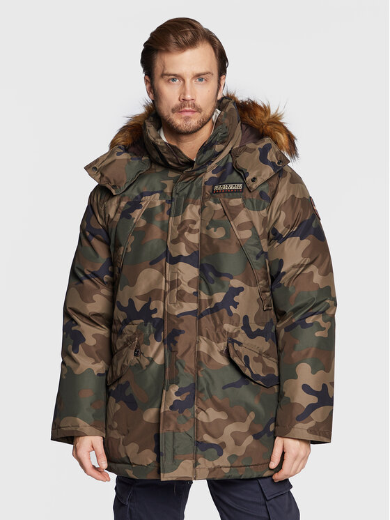 Napapijri Zimné bundy Epoch NP0A4GM9 Zelená Regular Fit