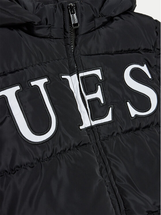 Guess Guess Kurtka puchowa J4BL26 WB240 Czarny Relaxed Fit