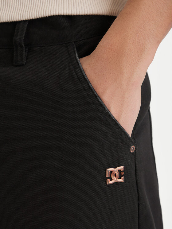 DC Shoes DC Shoes Τζιν σορτσάκια EDYWS03167 Μαύρο Wide Leg
