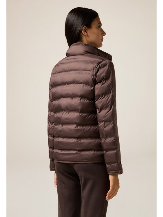 Oltre Oltre Giubbotto piumino F636R001454N022 Marrone Baggy Fit