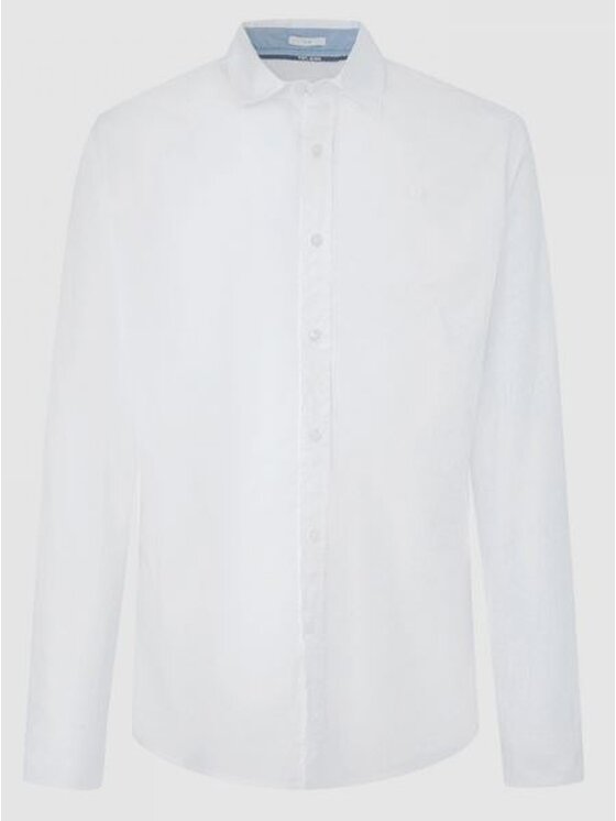 Pepe Jeans Pepe Jeans Koszula PM307657 800 Biały Slim Fit