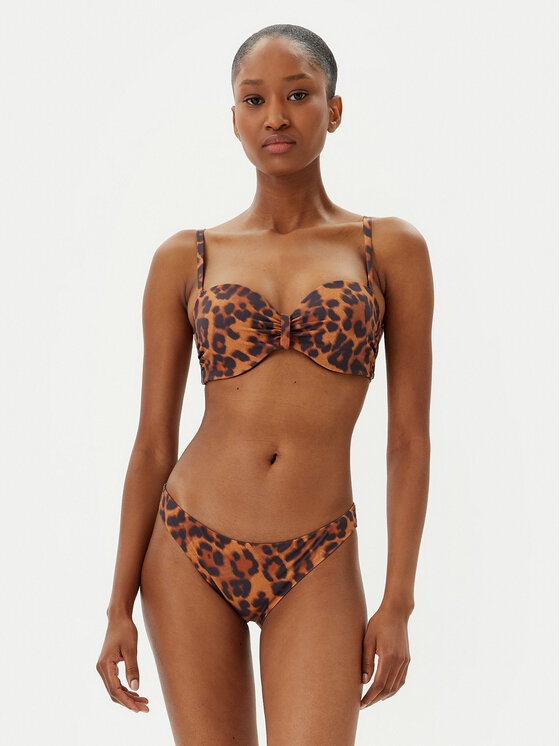 Chantelle Chantelle Dół od bikini Sauvage C17UA0 Brązowy
