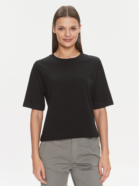 United Colors Of Benetton United Colors Of Benetton T-shirt 3BL0E17G5 Crna Boxy Fit