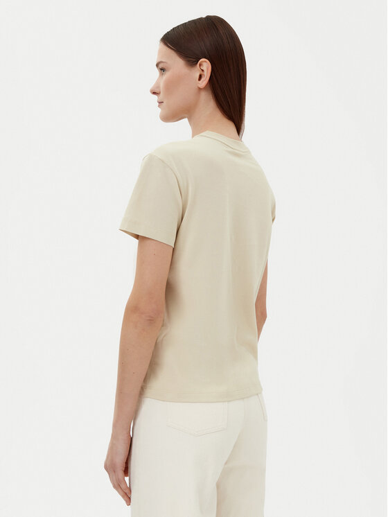 Calvin Klein Calvin Klein Tričko Nano Logo K20K207519 Béžová Regular Fit