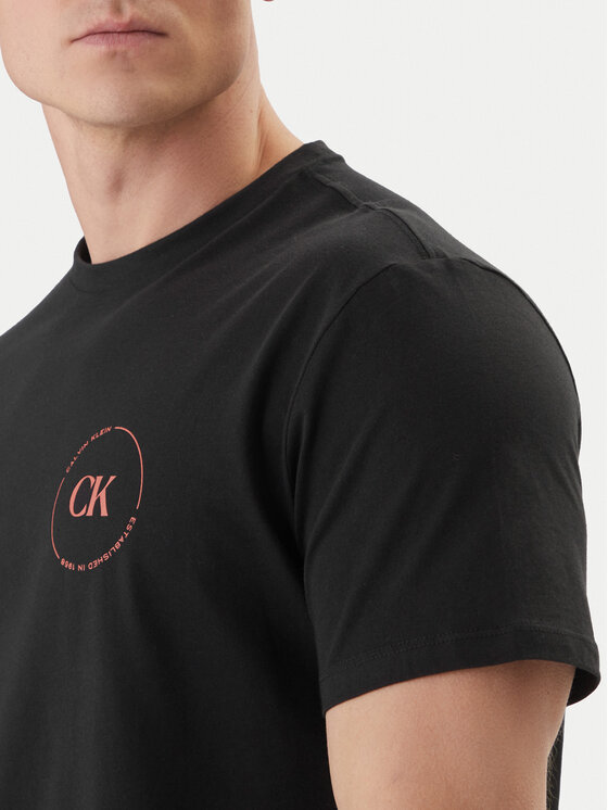 Calvin Klein Jeans Calvin Klein Jeans T-shirt LV04RF801G Crna Regular Fit