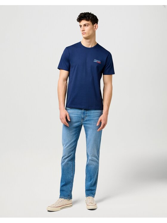 Wrangler Wrangler Jeans Larston Blu Slim Fit