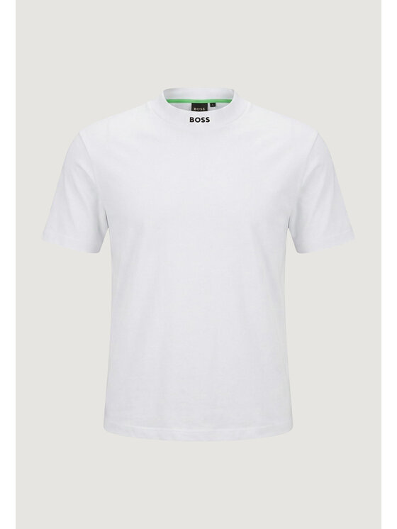 BOSS BOSS T-krekls Tee Collar 10279542 Balts Casual Fit