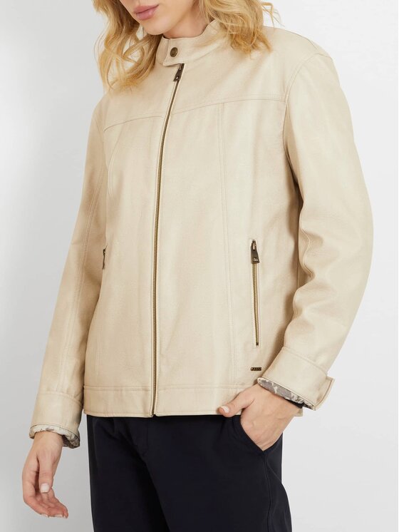 Guess Guess Bunda pro přechodné období 160991 Béžová Classic Fit