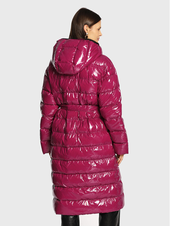 PINKO PINKO Prehodna jakna Ida 1G18CY A00N Bordo rdeča Regular Fit