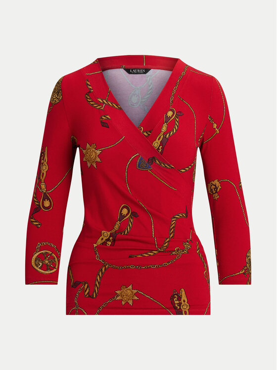 LAUREN RALPH LAUREN LAUREN RALPH LAUREN Bluza 200957611001 Rdeča Slim Fit