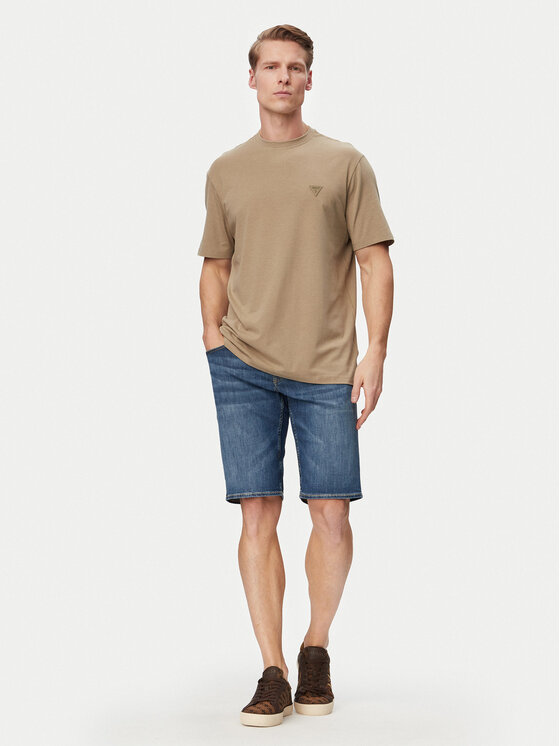 Guess Guess Джинсові шорти M6GD01 D0756 Голубий Regular Fit