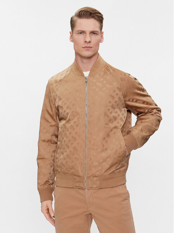 BOSS Boss Bomber-jakk Corondo 50505648 Beež Regular Fit