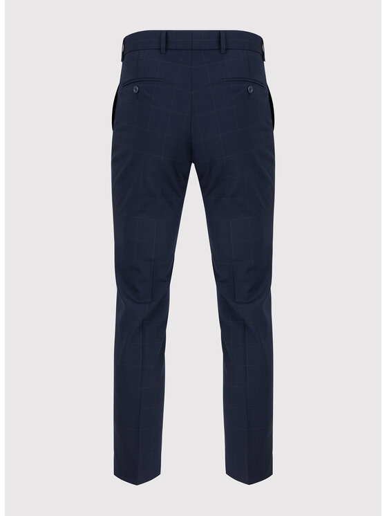 Pako Lorente Pako Lorente Spodnie garniturowe P23SF-6G-012 Granatowy Slim Fit