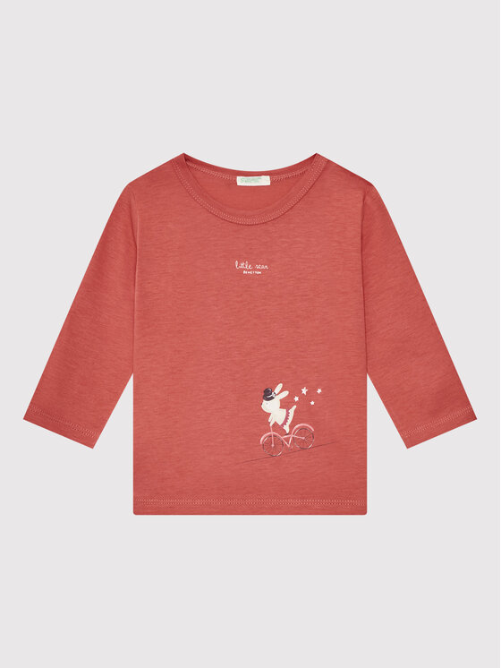 United Colors Of Benetton Bluză 3ATNA1018 Roz Regular Fit