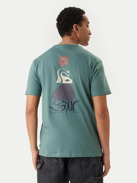 Billabong Billabong Тишърт Totem EBYZT00388 Зелен Regular Fit